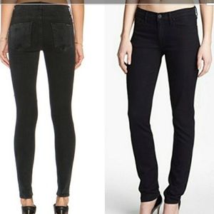 Hudson Jeans Black Collette Midrise Skinny sz 26
